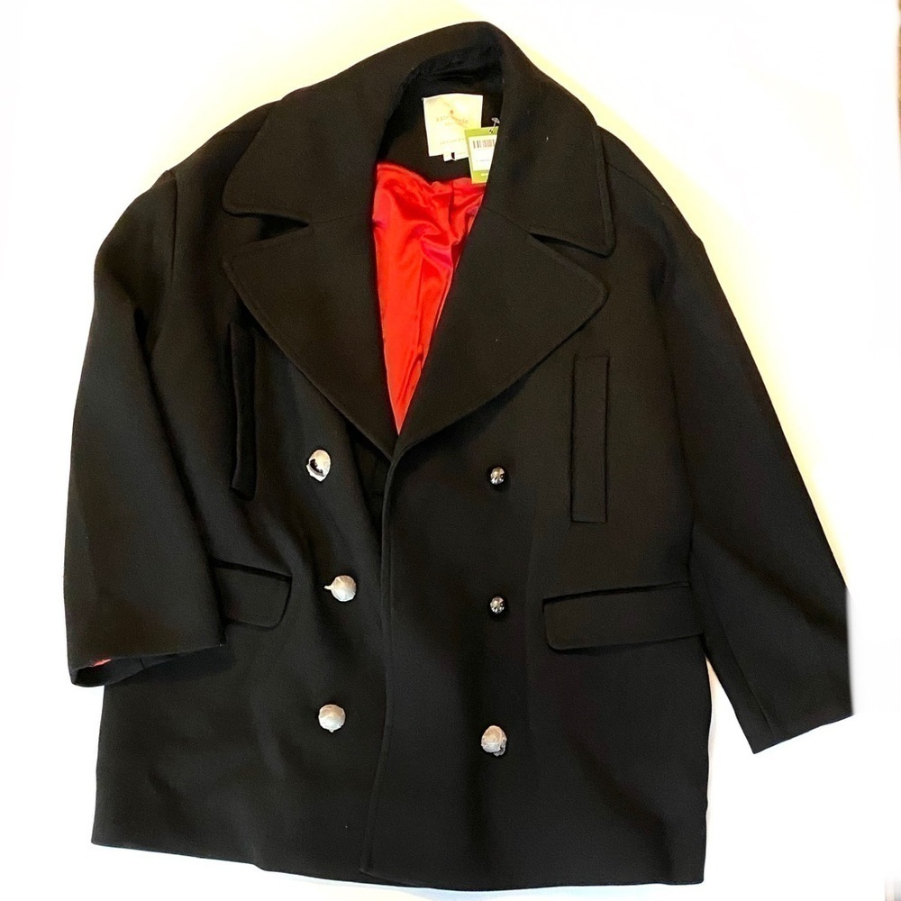 Kate Spade Brooke Street modern peacoat - Picture 5 of 7
